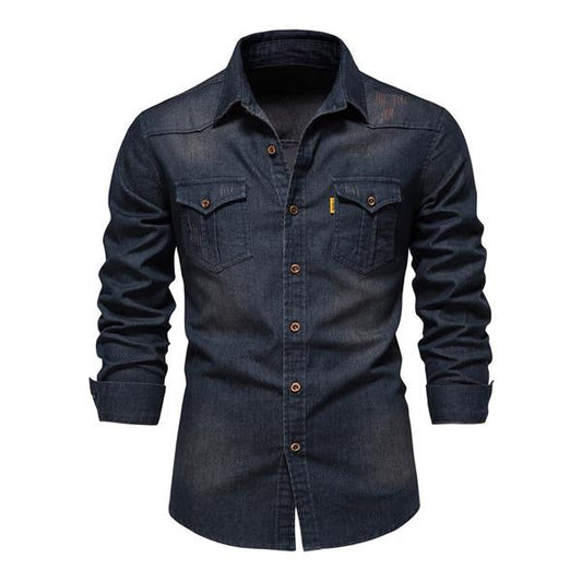 MEN'S VINTAGE DENIM SHIRT 55864663X