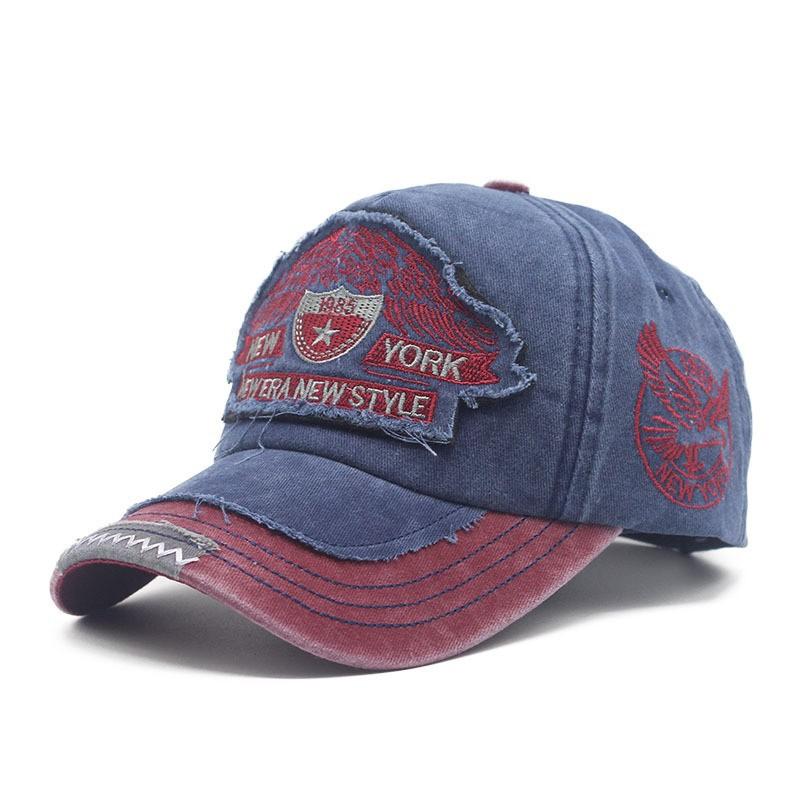 Men's Embroidery Washed Old Hat 70111280TO