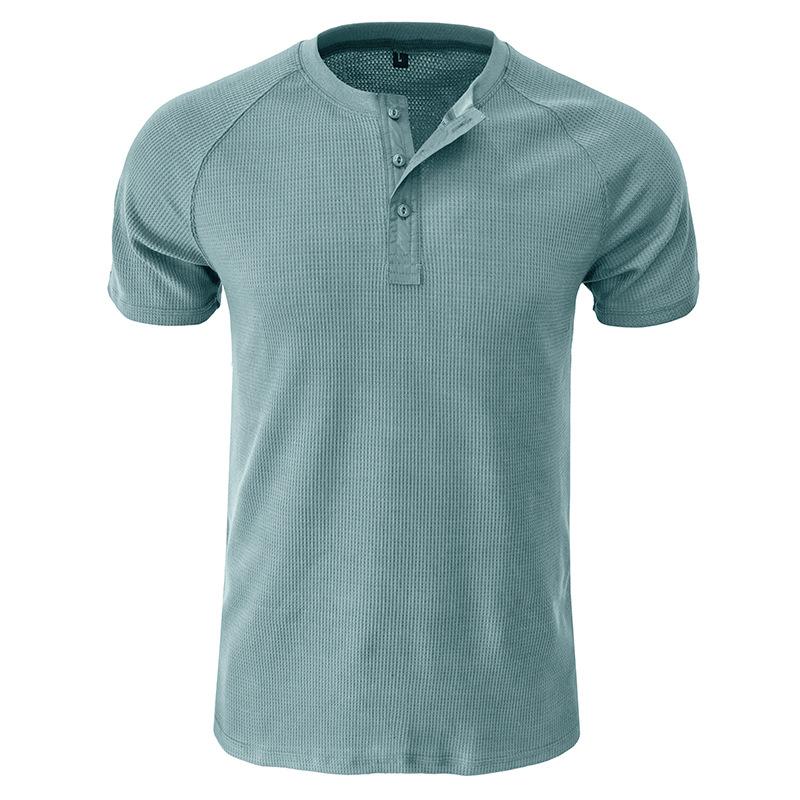 Men's Tough Guy Short Sleeve Henley T-Shirt 46765611X