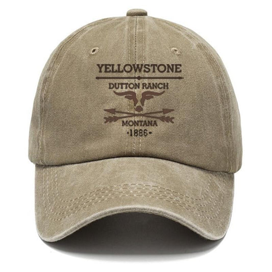 Men's Casual Distressed Western Dad Cap 40496667K