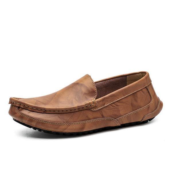 MEN'S SLIP-ON LEATHER LOAFERS 51327379