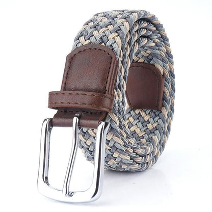 Men's 3.4CM Woven Elastic ELASTIC Belt