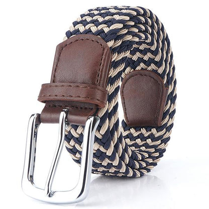 Men's 3.4CM Woven Elastic ELASTIC Belt