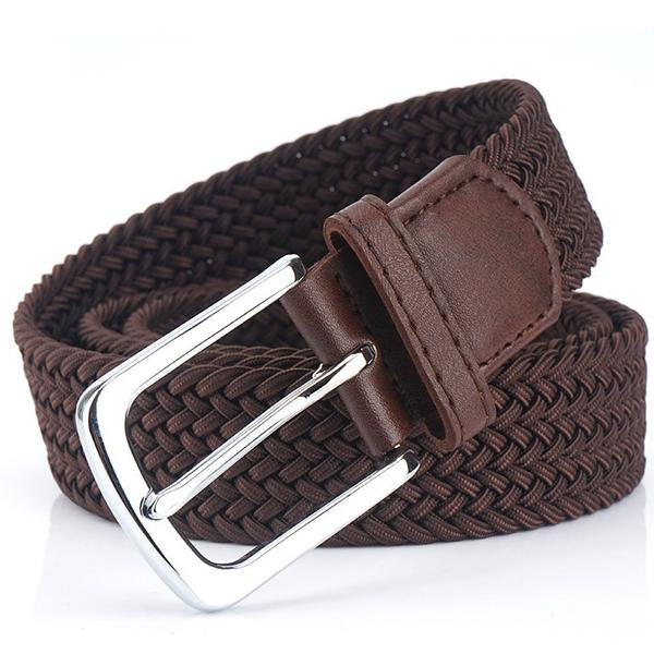 Men's 3.4CM Woven Elastic ELASTIC Belt