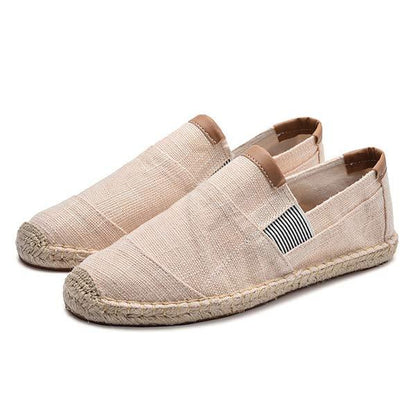 MEN'S LINEN CANVAS FISHERMAN'S SHOES 47496696