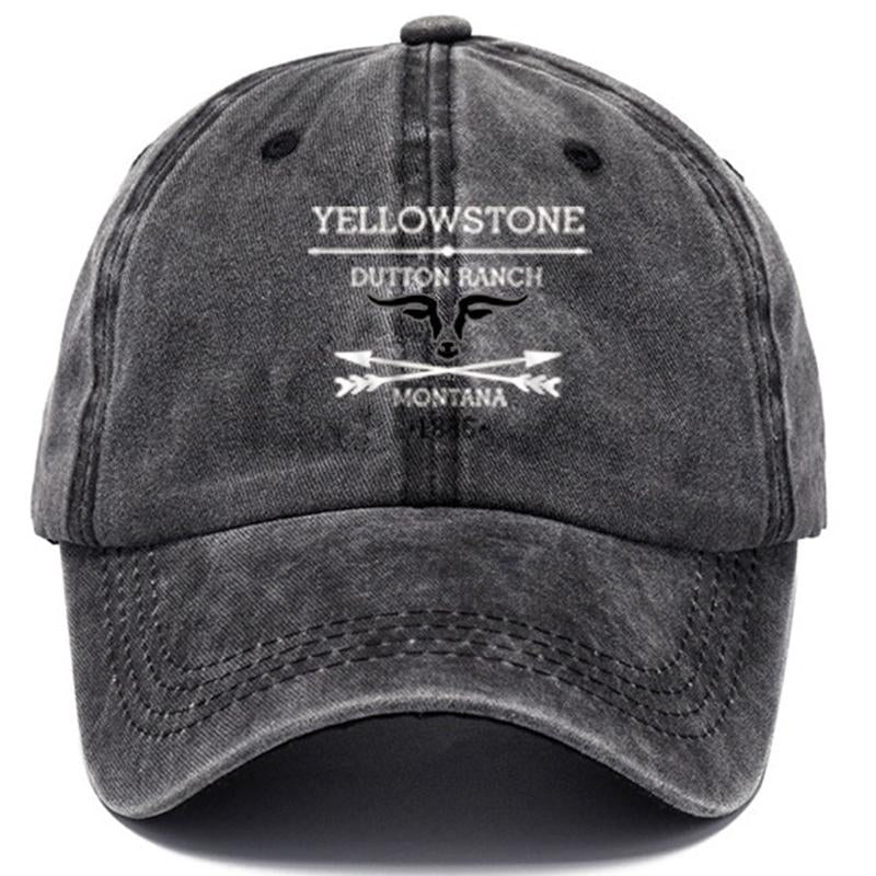 Men's Casual Distressed Western Dad Cap 40496667K