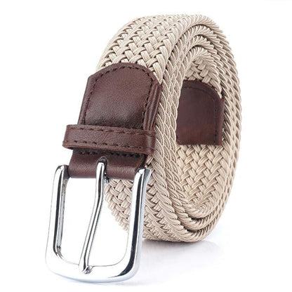 Men's 3.4CM Woven Elastic ELASTIC Belt