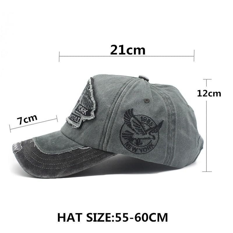 Men's Embroidery Washed Old Hat 70111280TO