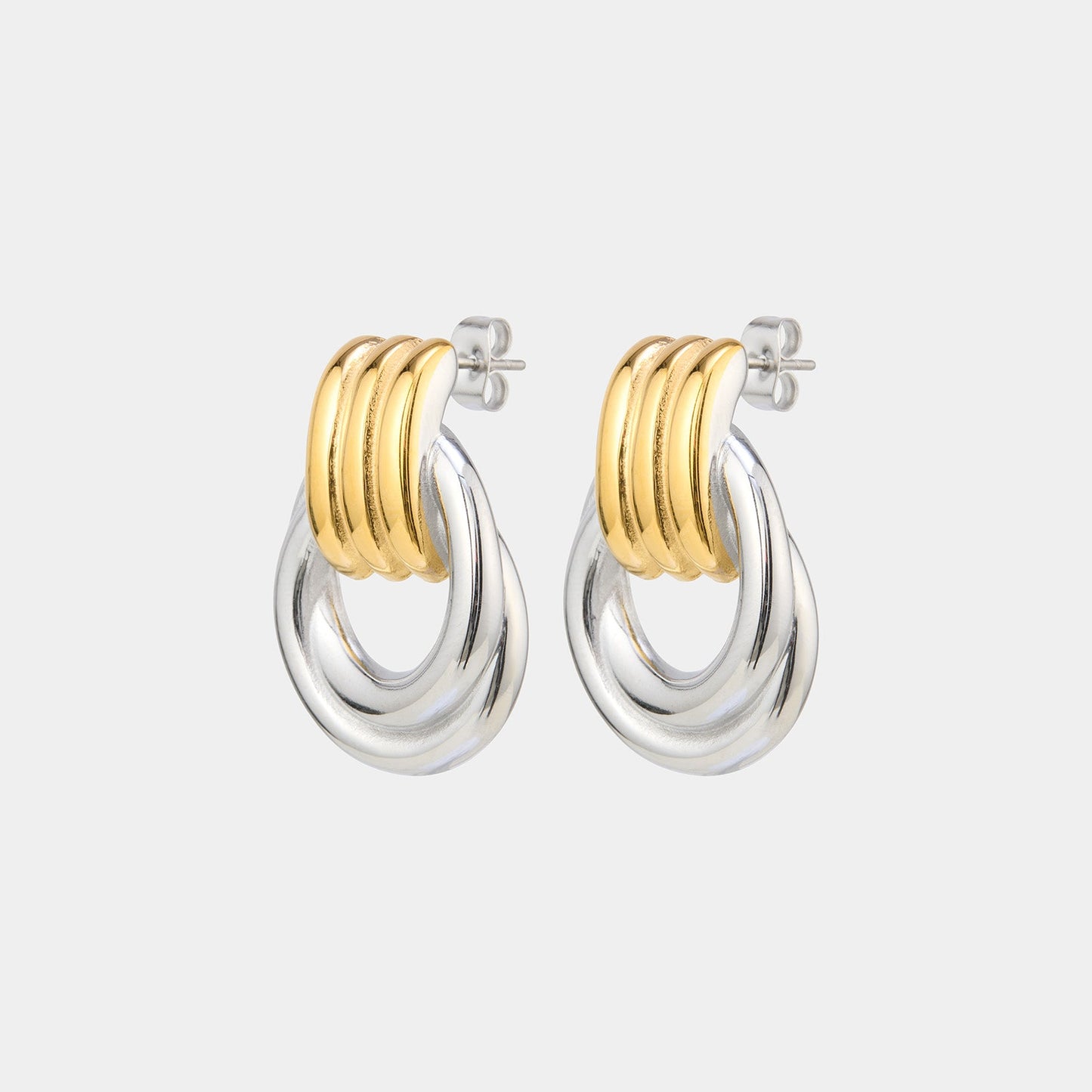 Ola Earrings - Mixed Metals