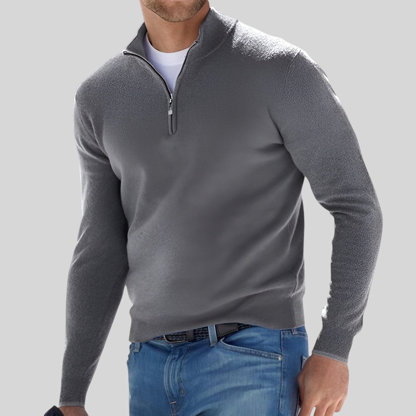 Michael™ | Warm Zip-Up Sweater