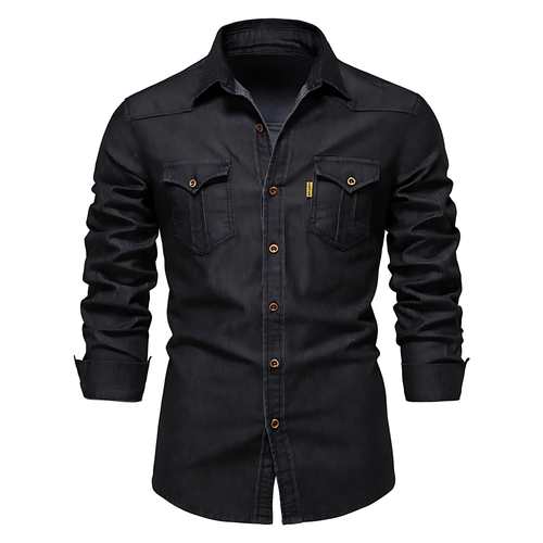 Ralph | Men's Denim Shirt 1+1 Free